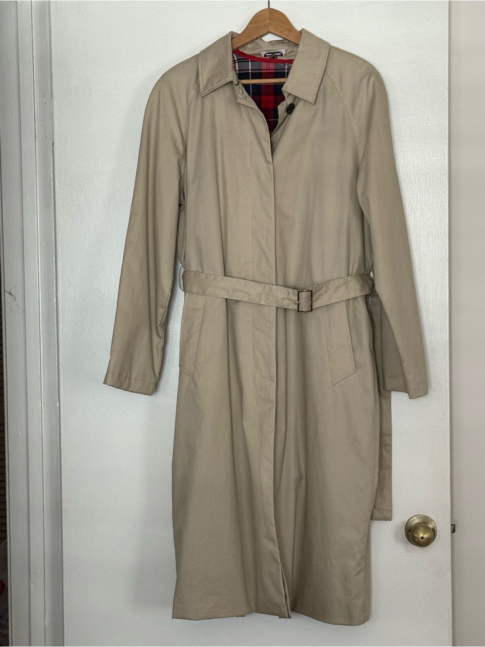 Tommy Hilfiger Beige Trench Coat with Belt